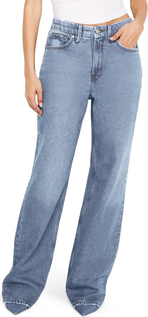 Good American Good 90s Straight Leg Jeans | Nordstrom | Nordstrom