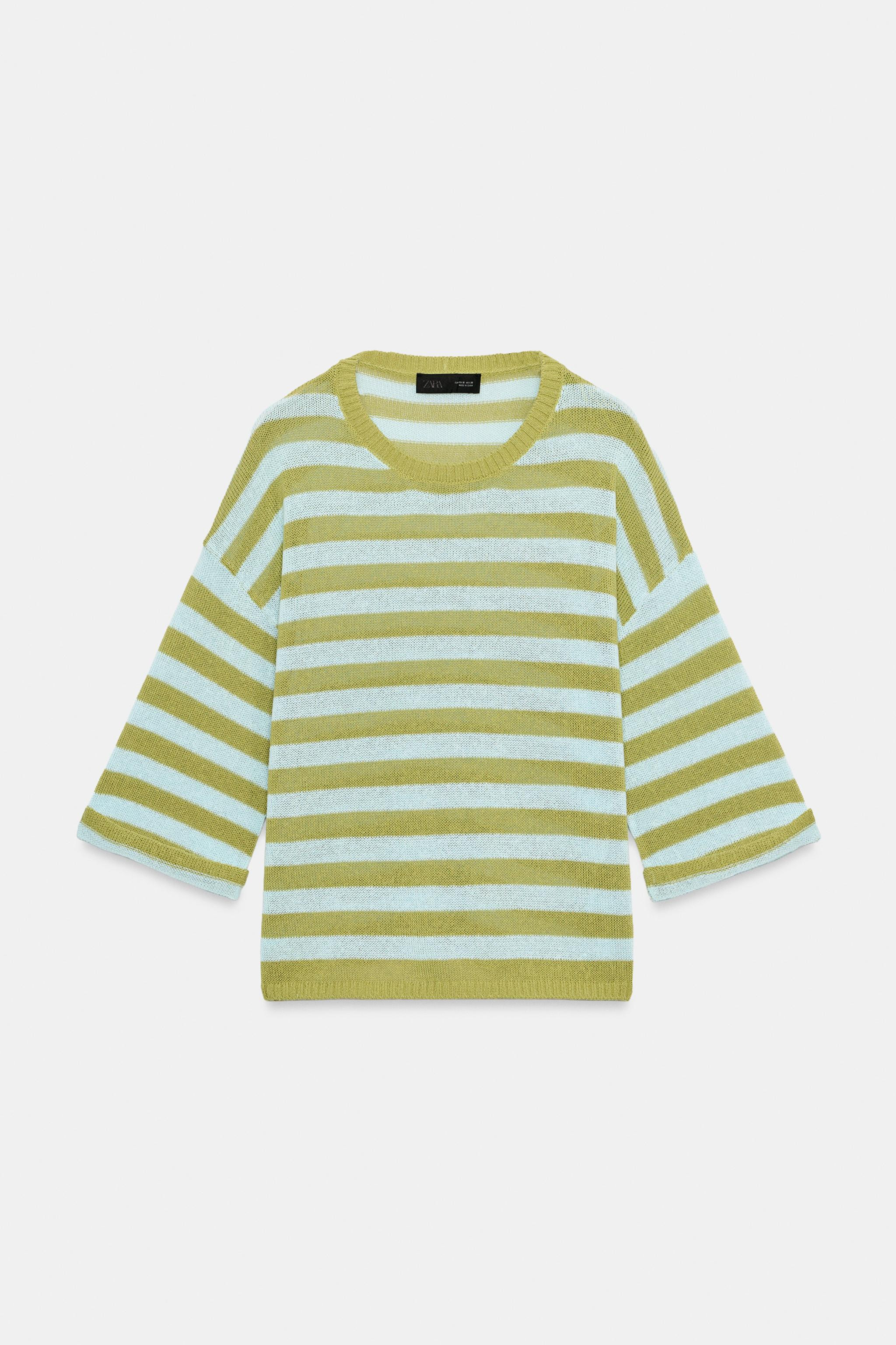 STRIPED KNIT TOP | Zara US