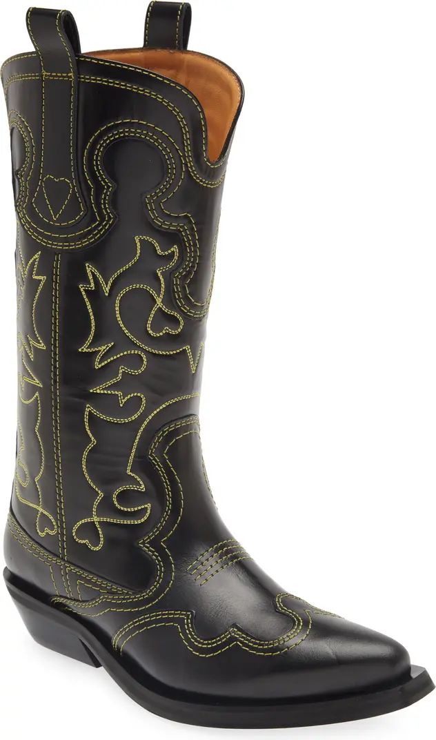 Embroidered Western Boot (Women) | Nordstrom