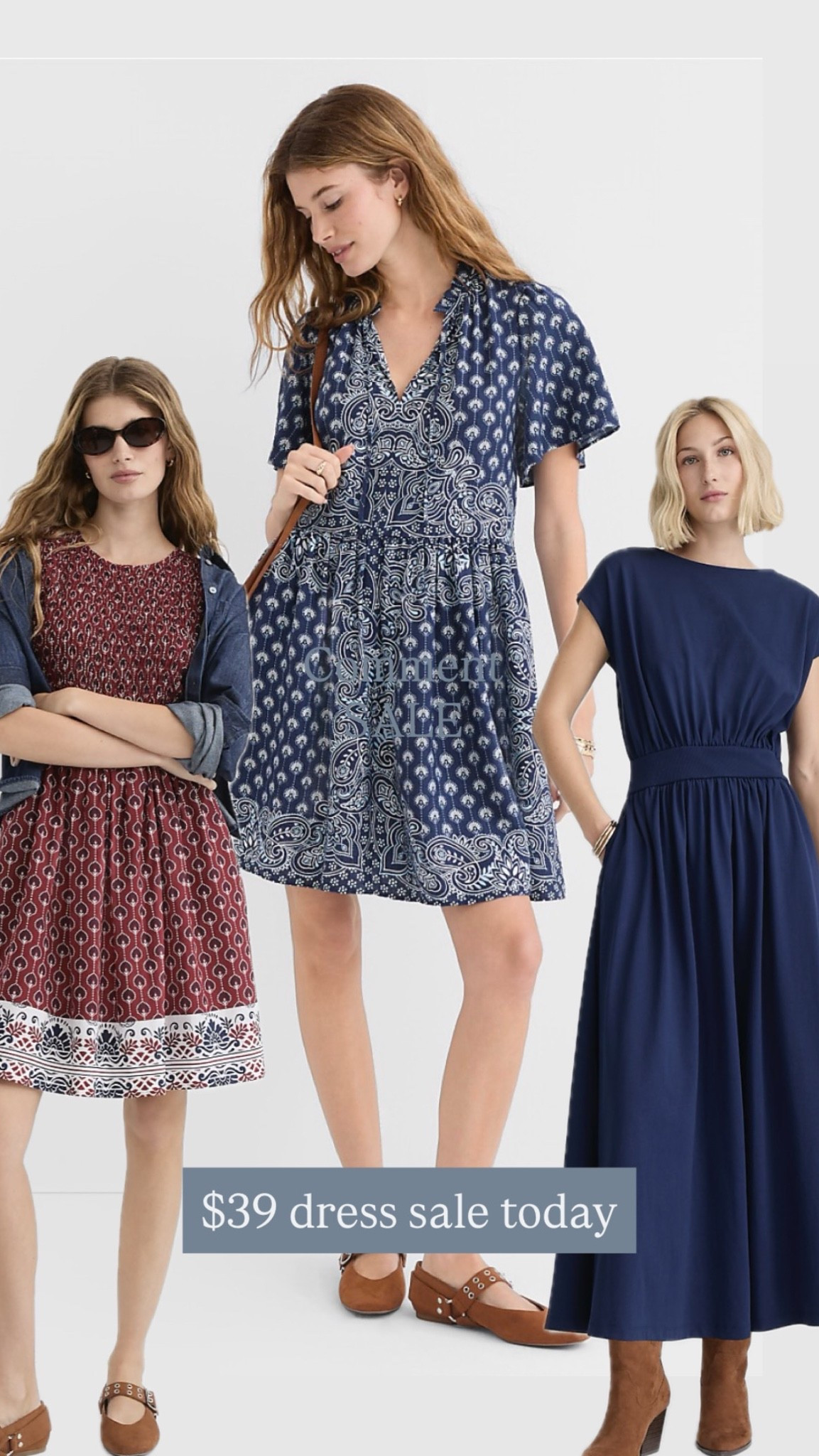 Loft dresses $39 today. These are the perfect end of summer styles that can easily go into fall with jackets, sweaters, Mary Jane’s and boots.

#LTKdayinmylife #LTKootd #LTKOver40
