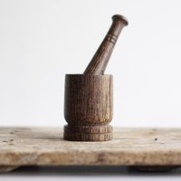 Wooden Pestle & Mortar, & Housewarming Gift, Kitchen Accessories, Spice Grinder | Etsy (US)