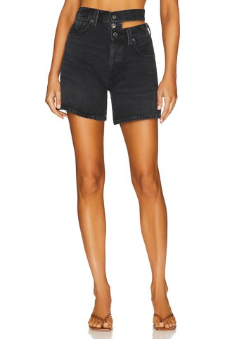 AGOLDE Broken Waistband Short in Course from Revolve.com | Revolve Clothing (Global)