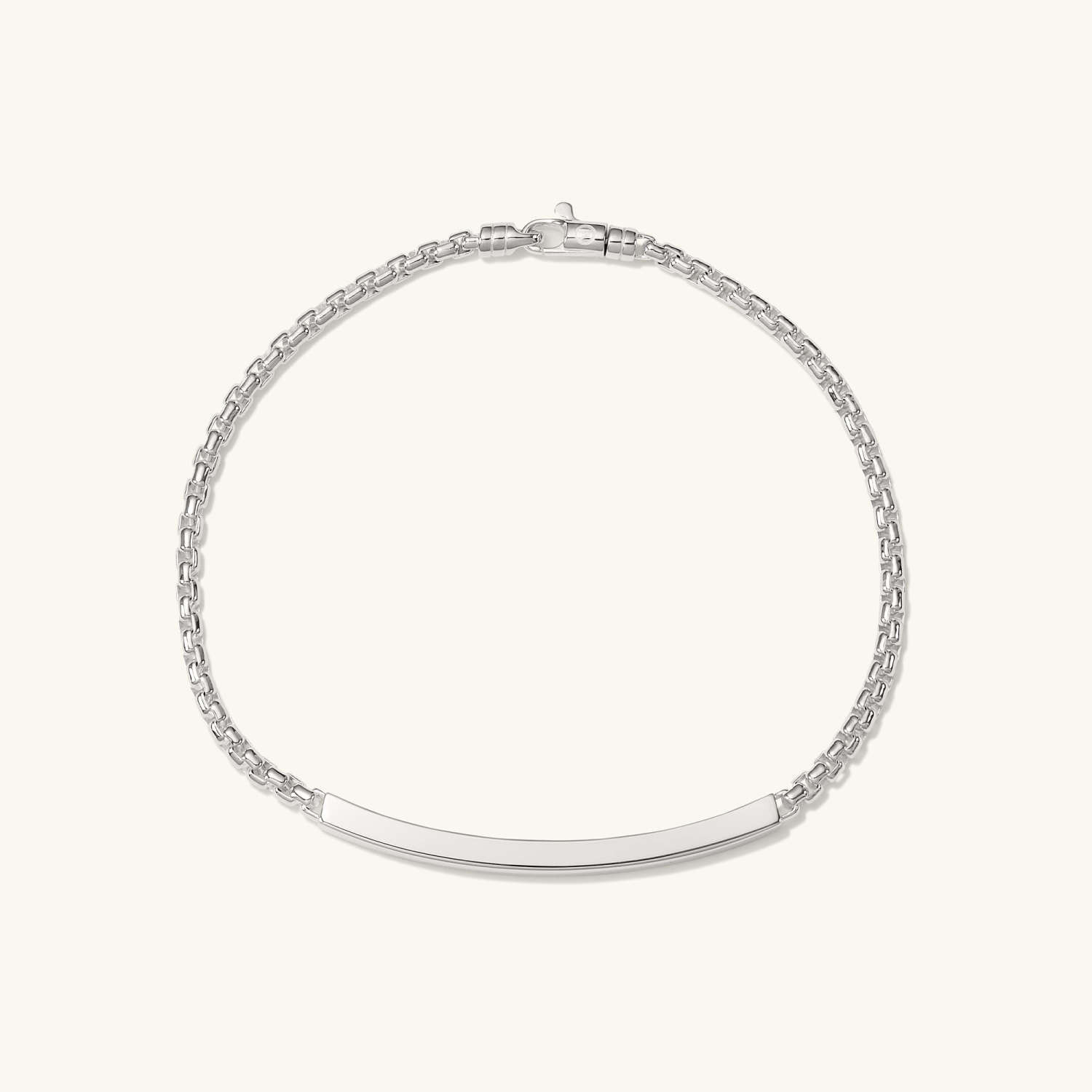 Round Box Chain ID Bracelet | Mejuri (Global)