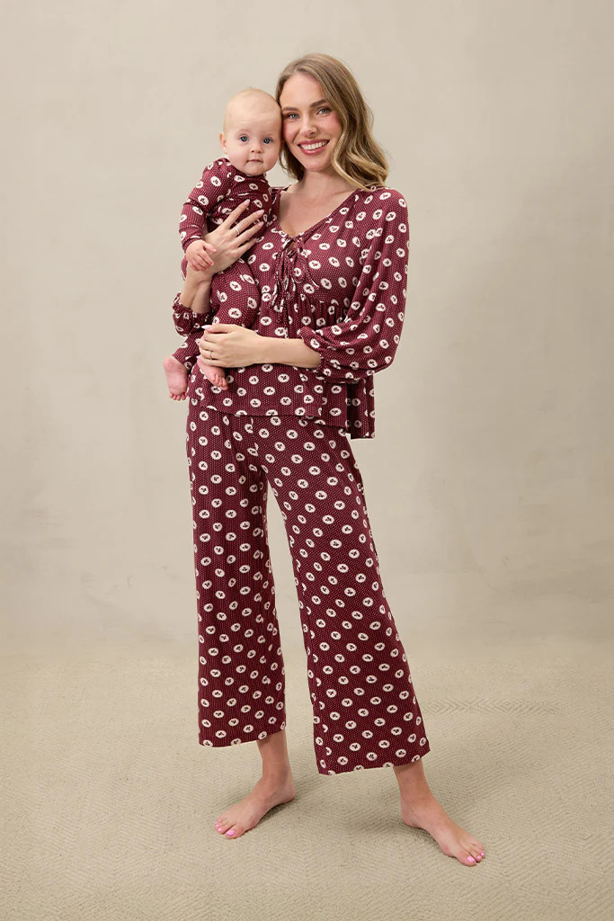 Pomegranate Women’s Sleep Set | Solly Baby