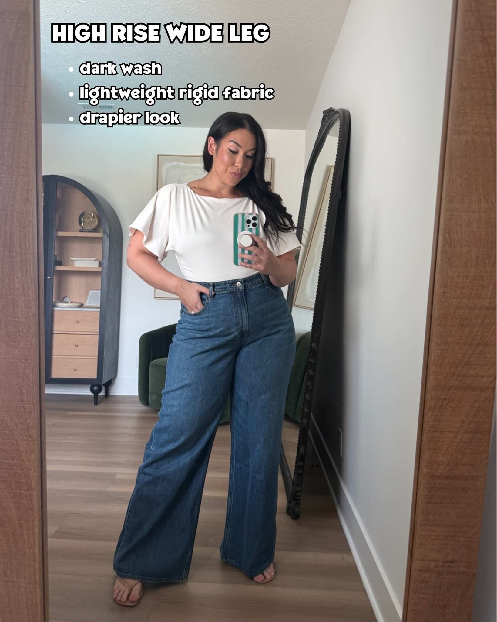 wide leg denim + flutter sleeve top = match made in heaven! TTS size 33


midsize fashion, ootd, denim, outfit inspo

#LTKootd #LTKMidsize #LTKSeasonal