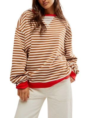 Women's Free People Classic Striped Pullover Sweater | Scheels