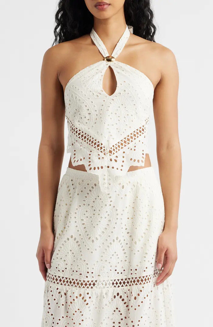 Cotton Eyelet Top | Nordstrom