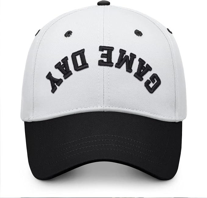 Embroidered Game Day Hat for Men, Women & Sports Mom - Football, Baseball, Basketball, Soccer Spo... | Amazon (US)