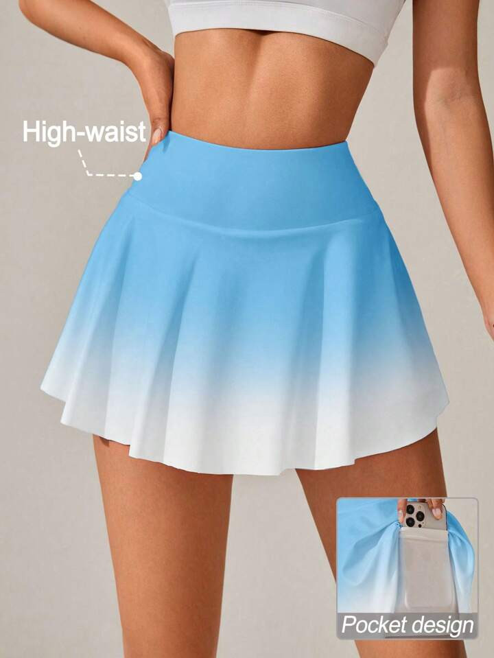 Women's Ombre Sports Skort | SHEIN