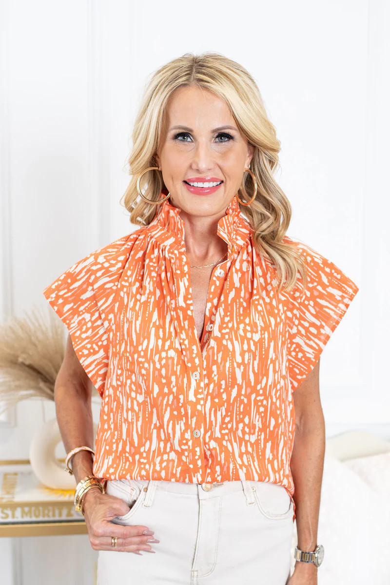 Minnie Top- Orange | Avara