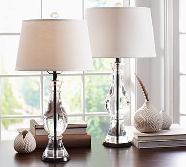 Marston Crystal & Iron Table Lamp | Pottery Barn (US)