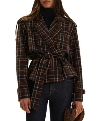 The Cropped Charles Tie Waist Jacket | Bloomingdale's (US)