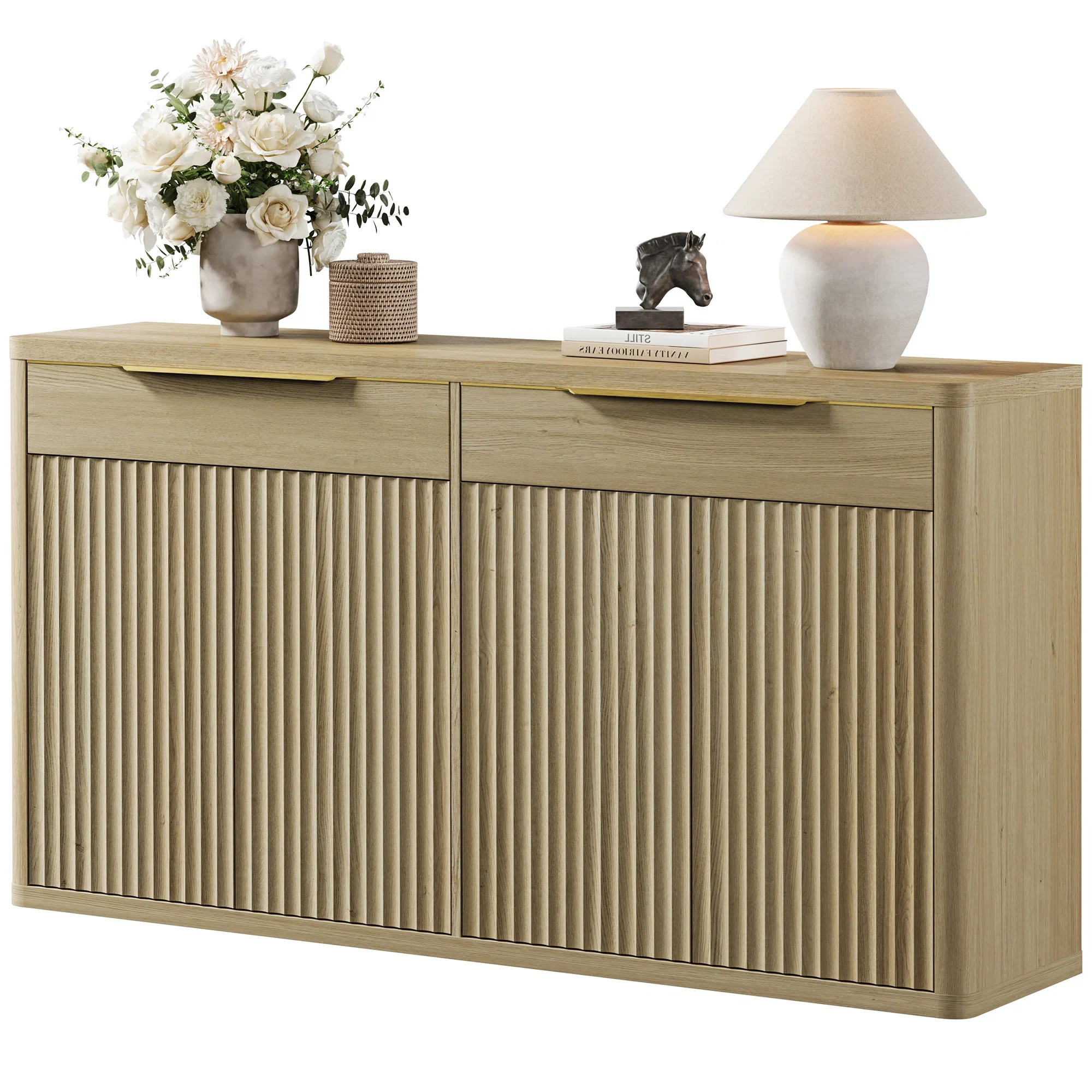 Cesiro 66.34'' Sideboard With 4 Doors And 2 Drawers | Wayfair North America