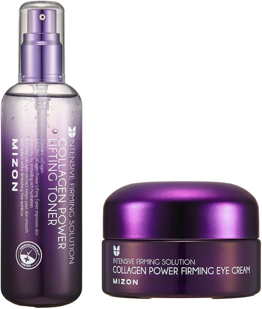MIZON Collagen Line Collagen Power Firming Eye Cream 25ml + Collagen lifting toner, Collagen, Wri... | Amazon (US)