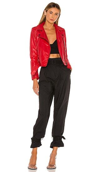 superdown Kailey Moto Jacket in Red from Revolve.com | Revolve Clothing (Global)