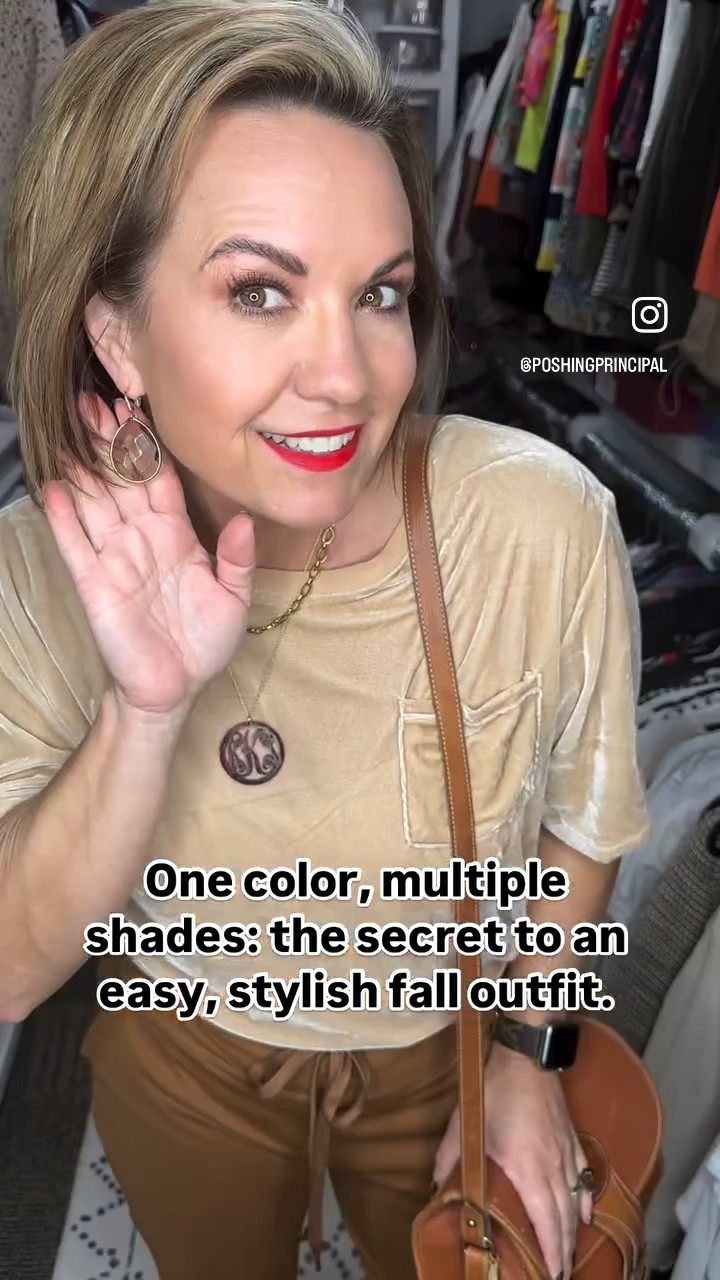 Want to elevate your fall style game? Today’s OOTD is all about mastering the art of monochromatic dressing using these easy steps!

Step 1: Choose Your Hue
Select a color family you love, like earthy browns or rich berry tones.

Step 2: Mix & Match
Combine different shades within your chosen palette. Think light to dark, matte to glossy!

Step 3: Add Texture
Mix velvet, suede, denim, and leather for depth.

Step 4: Accessorize Wisely
Add pops of contrast with patterns (leopard print sneakers, anyone?) or metallic accents.

Step 5: Own It!
Rock your monochromatic look with confidence!

👉 Save this post for your next outfit inspiration. 

🌟 Want to shop this outfit? 🌟

Comment “SHOP” below to get a DM with the link to my LTK! ⬇ 

⭐️⭐️ Don’t forget to follow me for the link! ⭐️⭐️

#MonochromaticFashion #FallStyle #OOTD #FashionInspo #StyleTips #AutumnVibes #CoordinatedLook #FashionChallenge #InstaFashion #FallFashionTrends

#LTKSeasonal #LTKFindsUnder50 #LTKActive