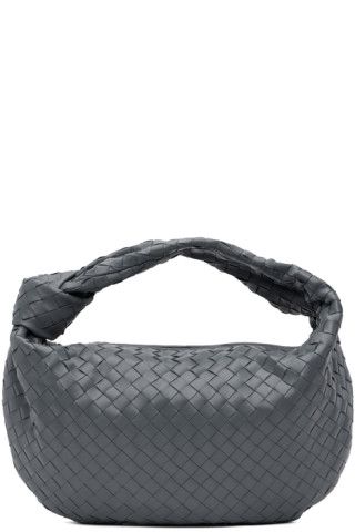Bottega Veneta - Gray Small Jodie Bag | SSENSE