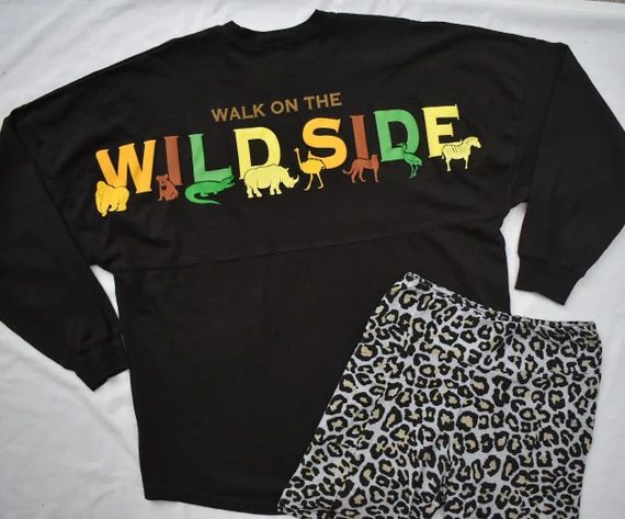 Walk on the Wildside  Custom Printed Spirit Jersey® / Brand | Etsy | Etsy (US)