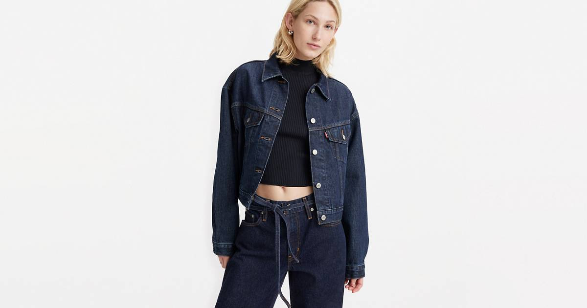 Shrunken '90s Trucker Jacket - Dark Wash | Levi's® US | Levi's US