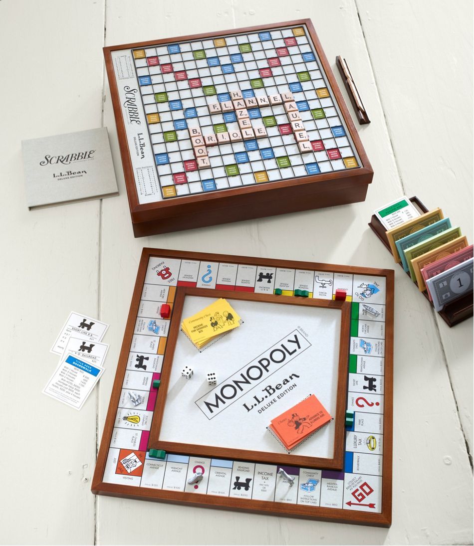 L.L.Bean Deluxe Scrabble/Monopoly | L.L. Bean