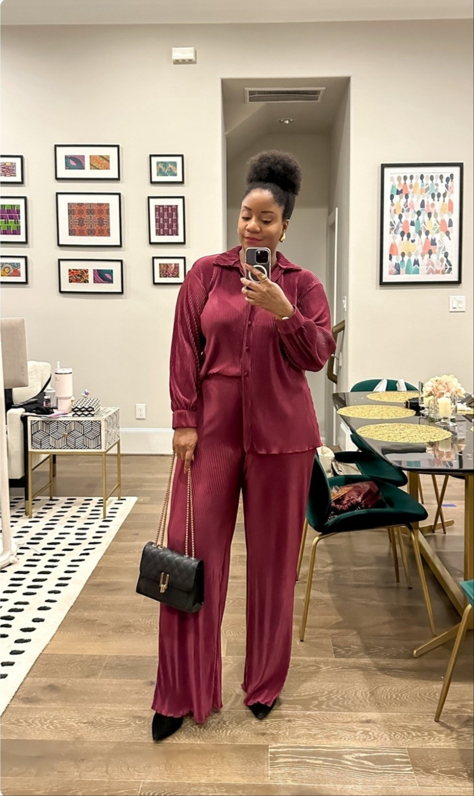 Chic & effortless 💕 This plissé set is giving elevated comfort and fits perfectly (wearing a L). Dress it up or down—such a versatile staple!plisse set women / matching set outfit / size large outfit / comfy chic outfit / elevated loungewear / two piece set women / wide leg pants outfit / modest stylish outfit / casual to dressy outfit / effortless style women / plus size friendly outfit / dinner outfit ideas / travel outfit chic / fall/winter transition outfit / everyday elegant outfit

#LTKootd #LTKOver40 #LTKMidsize