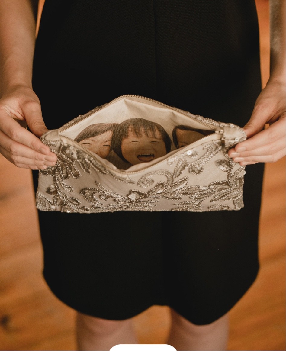 Personalized picture clutch for MOB

#LTKwedding