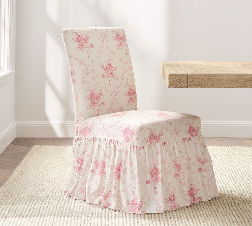 LoveShackFancy Slipcovered Side Chair | Pottery Barn (US)