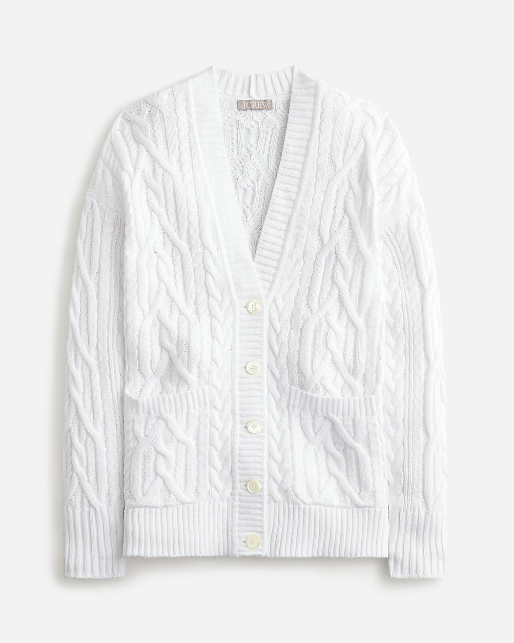 Cable-knit cardigan sweater | J. Crew US