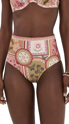 AGUA BENDITA Women's Alicia Reversible Bikini Bottoms, Multicolor, L | Amazon (US)