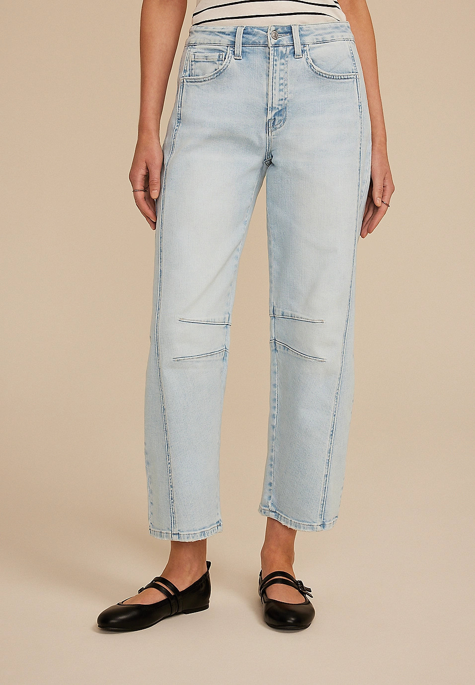 Flying Monkey™ High Rise Barrel Jean | Maurices
