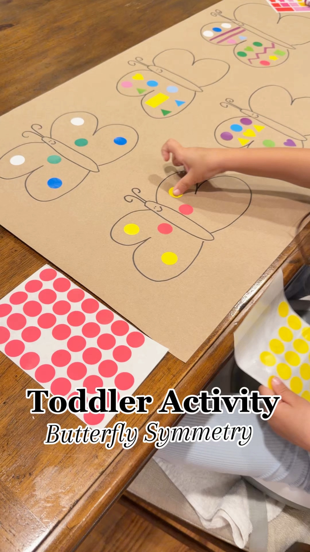 🦋 Easy Butterfly Symmetry Activity

Comment LINK and I’ll send you everything I used for this activity! 💛

• Simple way to introduce symmetry
• Builds focus + fine motor skills
• Encourages early math + visual skills
• Easy to adjust for your child’s level
• Low prep + fun for little hands ✨

#LTKmomlife #LTKKids