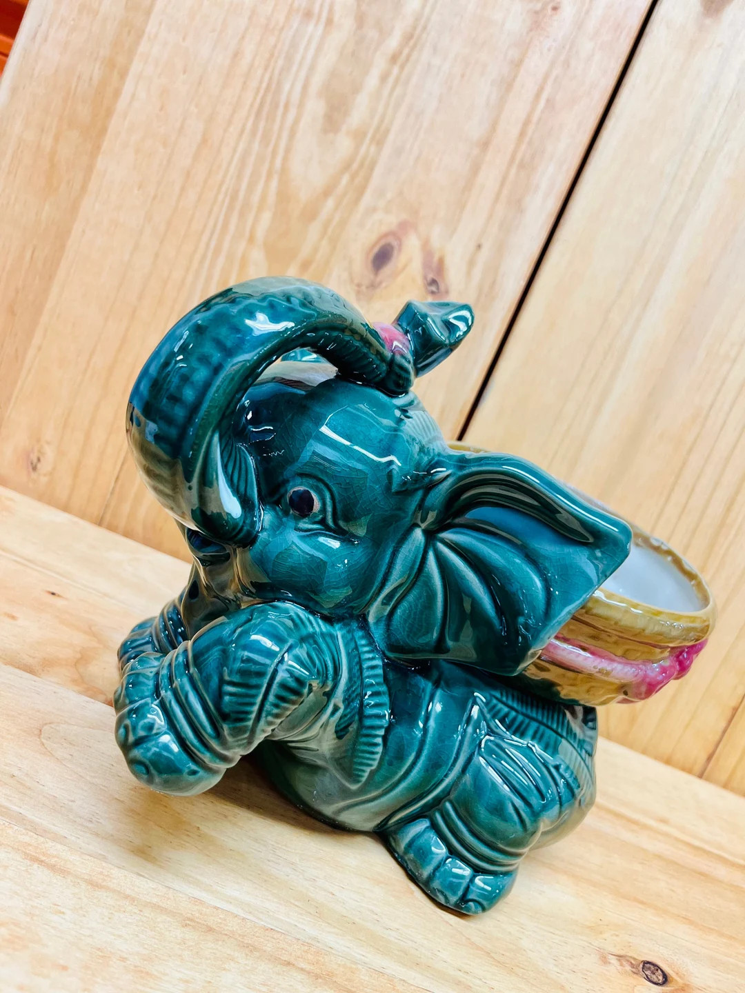 Giant Lucky Bamboo Elephant Pot | Etsy (US)