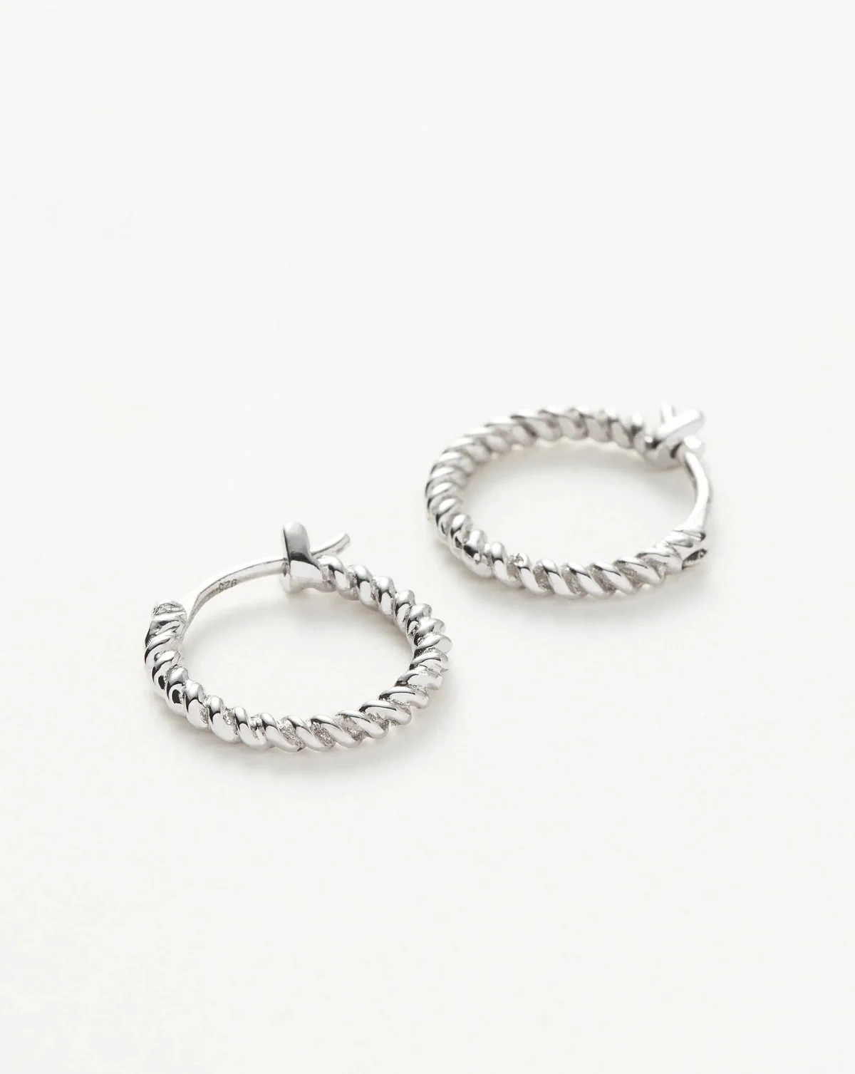 Mini Helical Hoop Earrings | Sterling Silver | Missoma