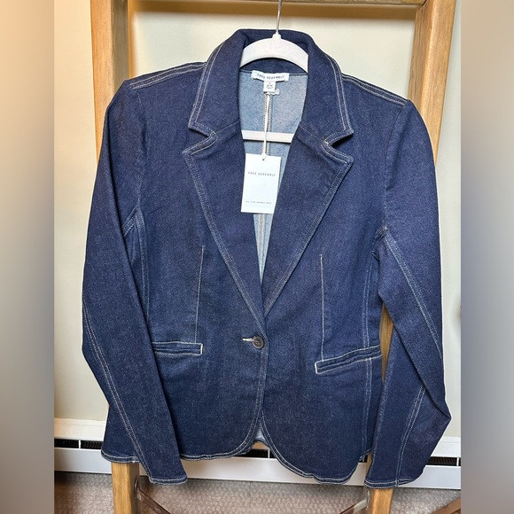 Women’s Free Assembly Denim Blazer, NWT | Poshmark