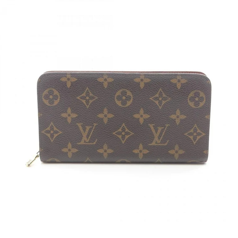 Pre-Owned Louis Vuitton Porte Monogram Zip Round Long Wallet, Leather, Women's,... (Fair) | Walmart (US)