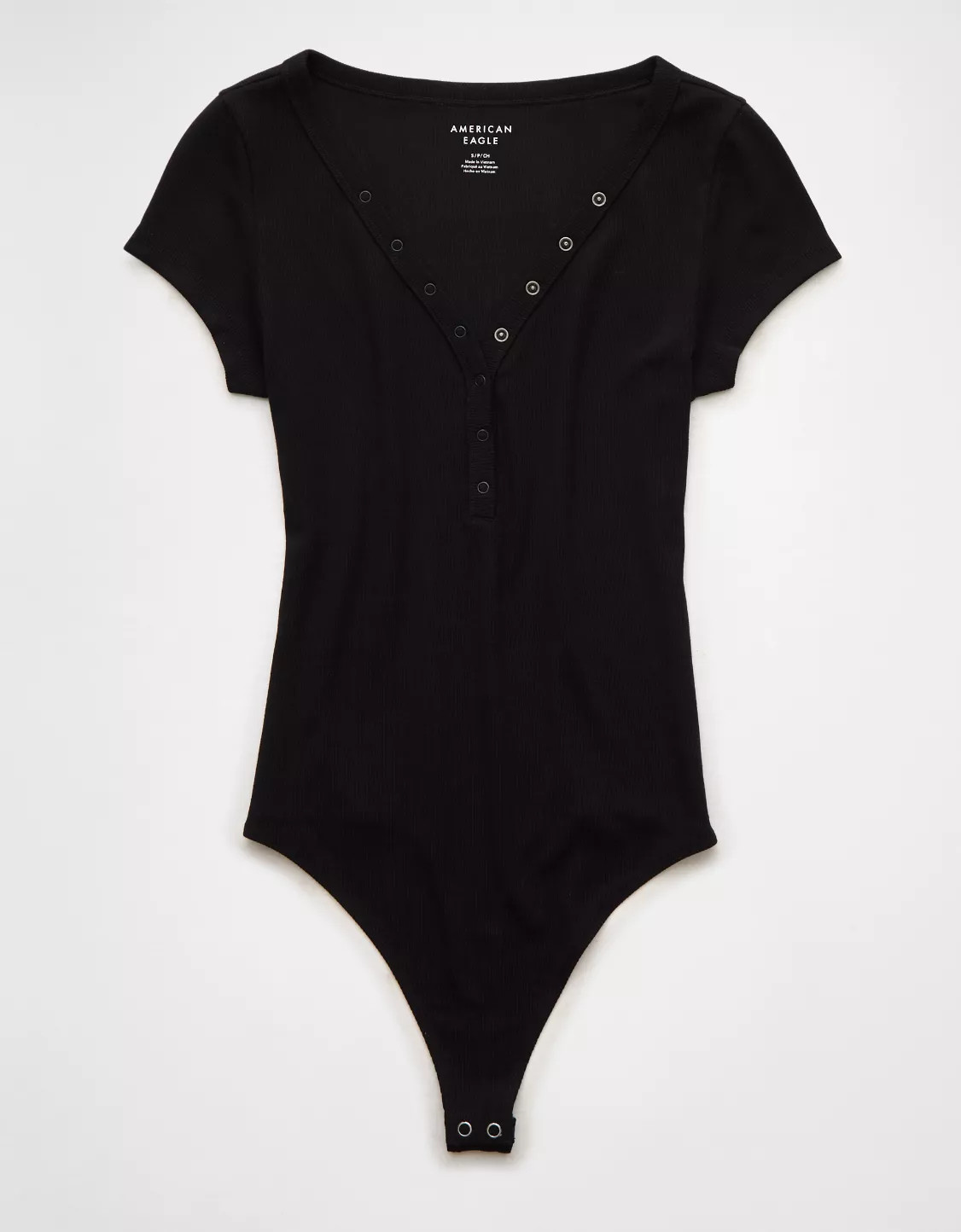 AE Henley T-Shirt Bodysuit | American Eagle Outfitters (US & CA)