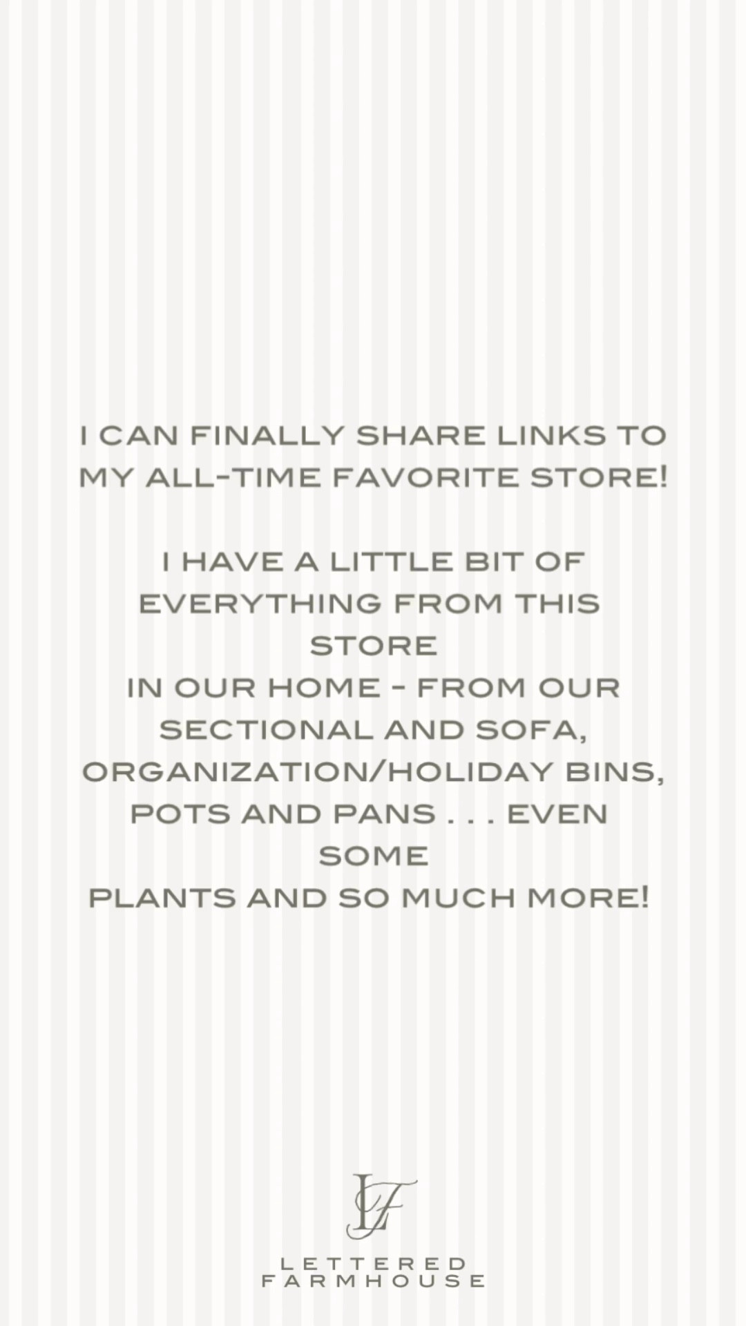 I’m so happy that I can finally share links to a store we genuinely love and use throughout our home 🤍
From our sectional and sofa to organization bins, kitchen staples, and even plants — these are pieces we’ve had for years.
Linked all my favorites below. 

#LTKFindsUnder100 #LTKFindsUnder50 #LTKHome