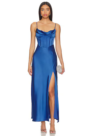 ASTR the Label Cannes Dress in Denim Blue from Revolve.com | Revolve Clothing (Global)