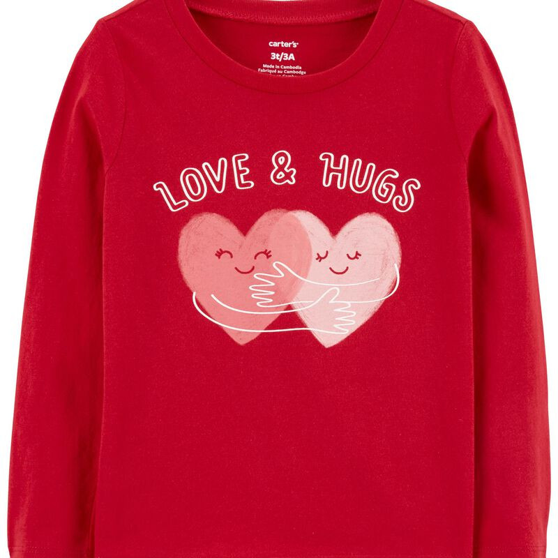 Kid Love & Hugs Jersey Tee | Carter's