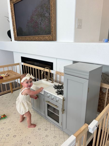 Play kitchen for kids!!! 🤍 we got this for her birthday and I know we’ll get a ton of use out of it - so cute!!!! 

#LTKbaby #LTKkids #LTKhome