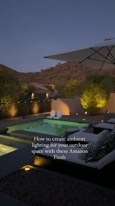 Sharing how to create ambient lighting for your outdoor space with some of my favorite Amazon finds. 

#LTKfindsunder50 #LTKhome #LTKfindsunder100