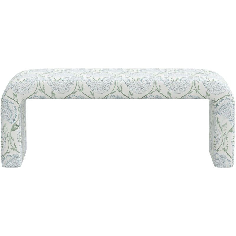 Celia Waterfall Bench, Ranjit Floral | One Kings Lane