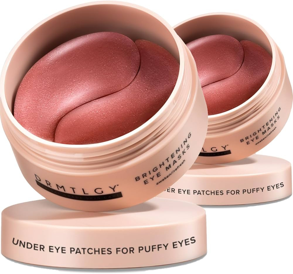 DRMTLGY Brightening Eye Masks (30 Pairs) - Caffeine Eye Masks for Dark Circles and Puffiness with... | Amazon (US)