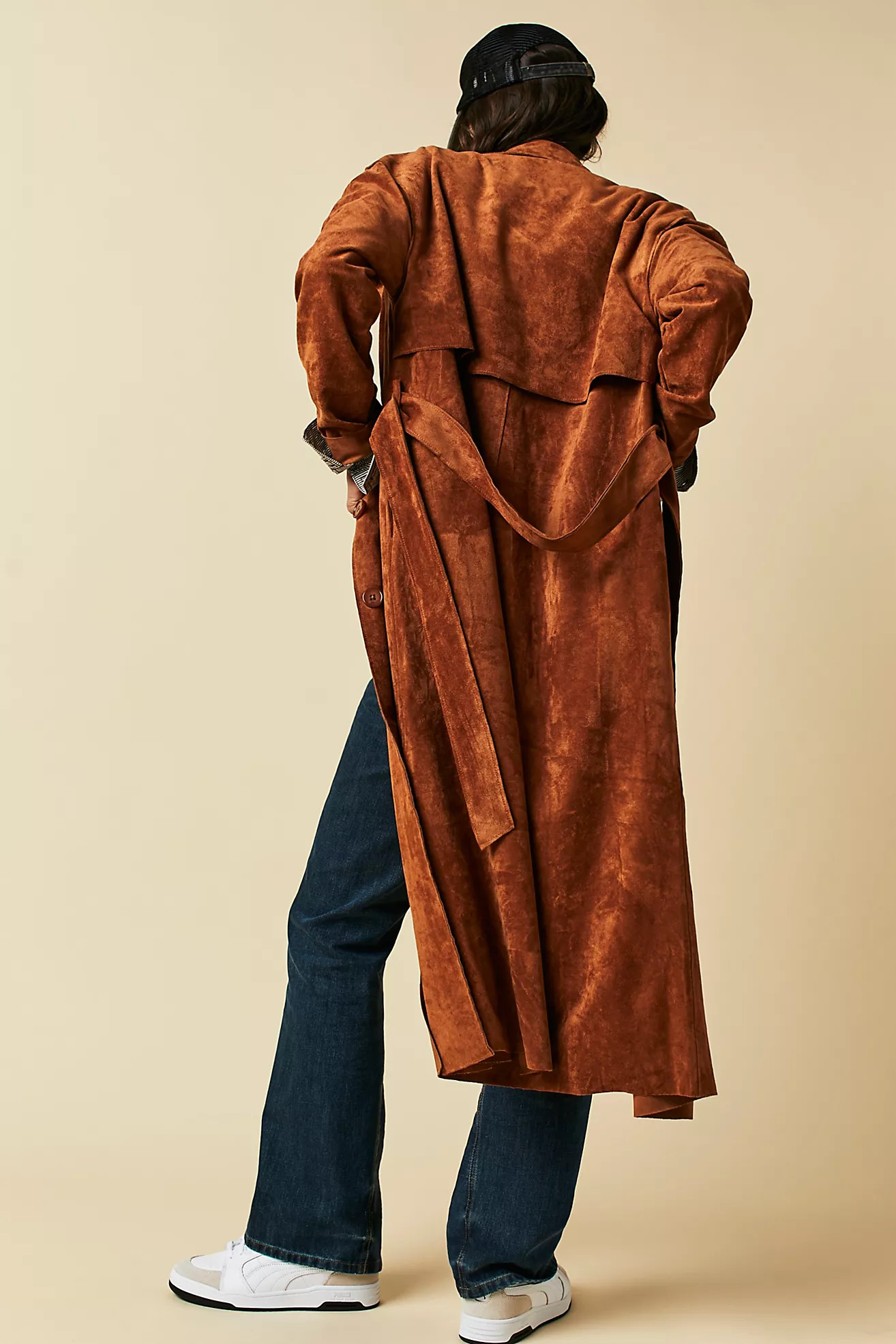 Blank NYC Vegan Suede Trench | Free People (UK)