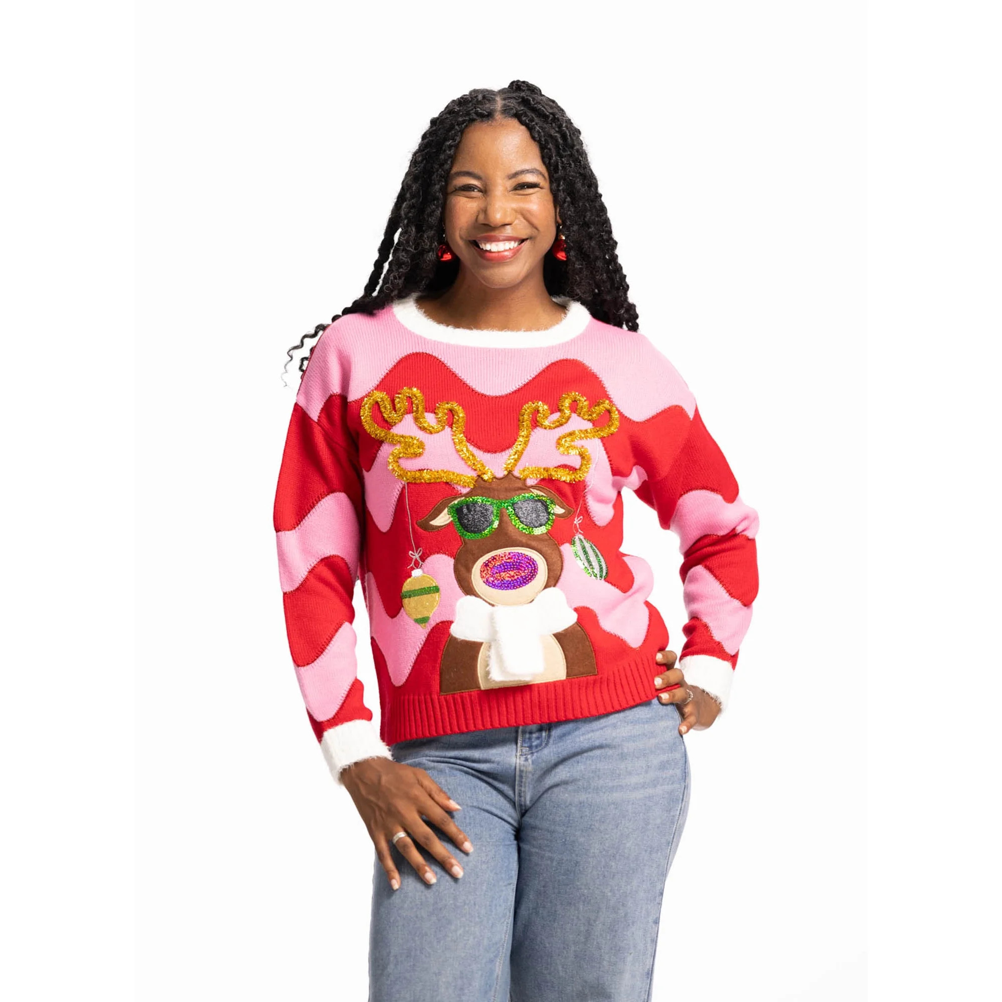 Jollidays x Glitter and Lazers Women's Make it Rein Sweater, Sizes S -5X - Walmart.com | Walmart (US)