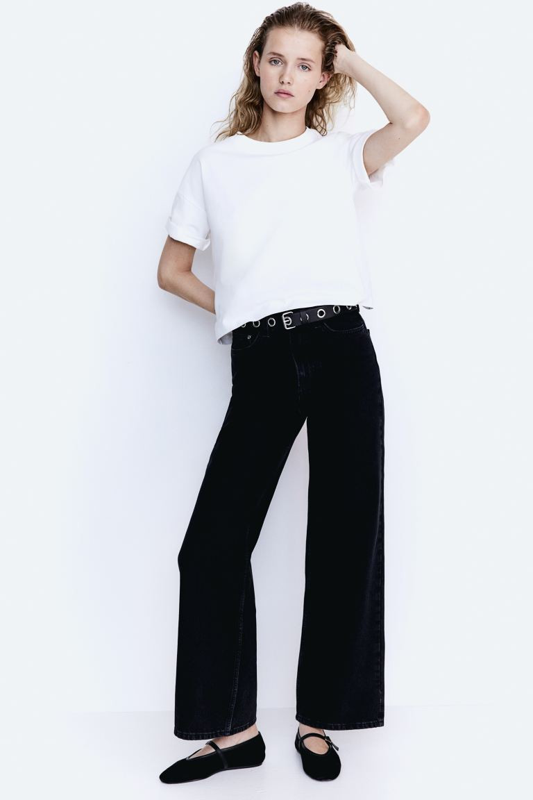 Wide Ultra High Jeans | H&M (US + CA)