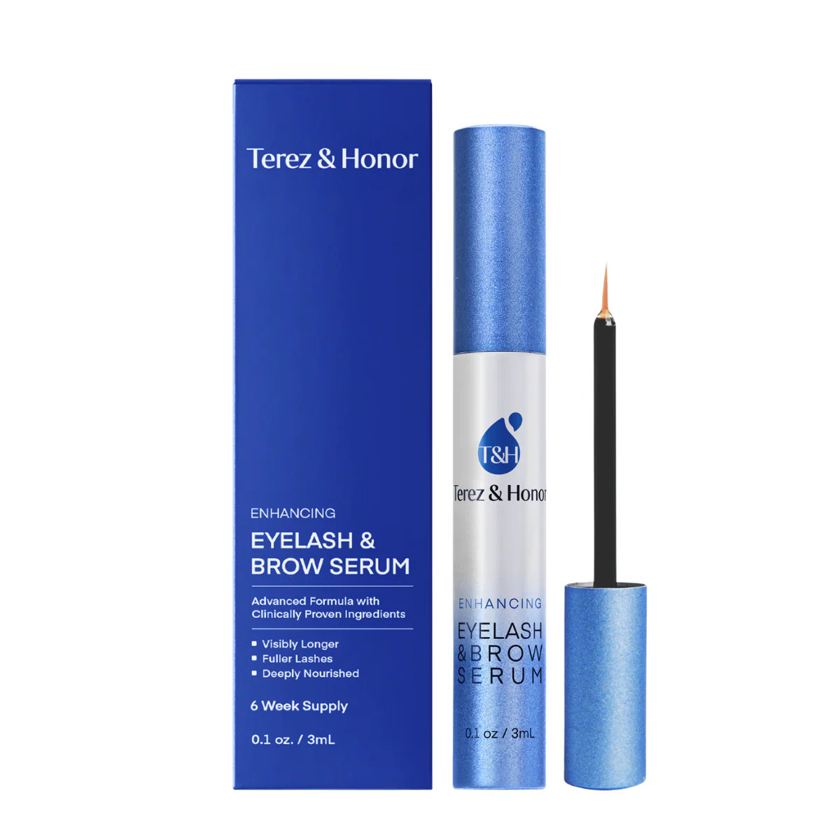 Enhancing Eyelash and Brow Growth Serum | Terez & Honor | Terez & Honor