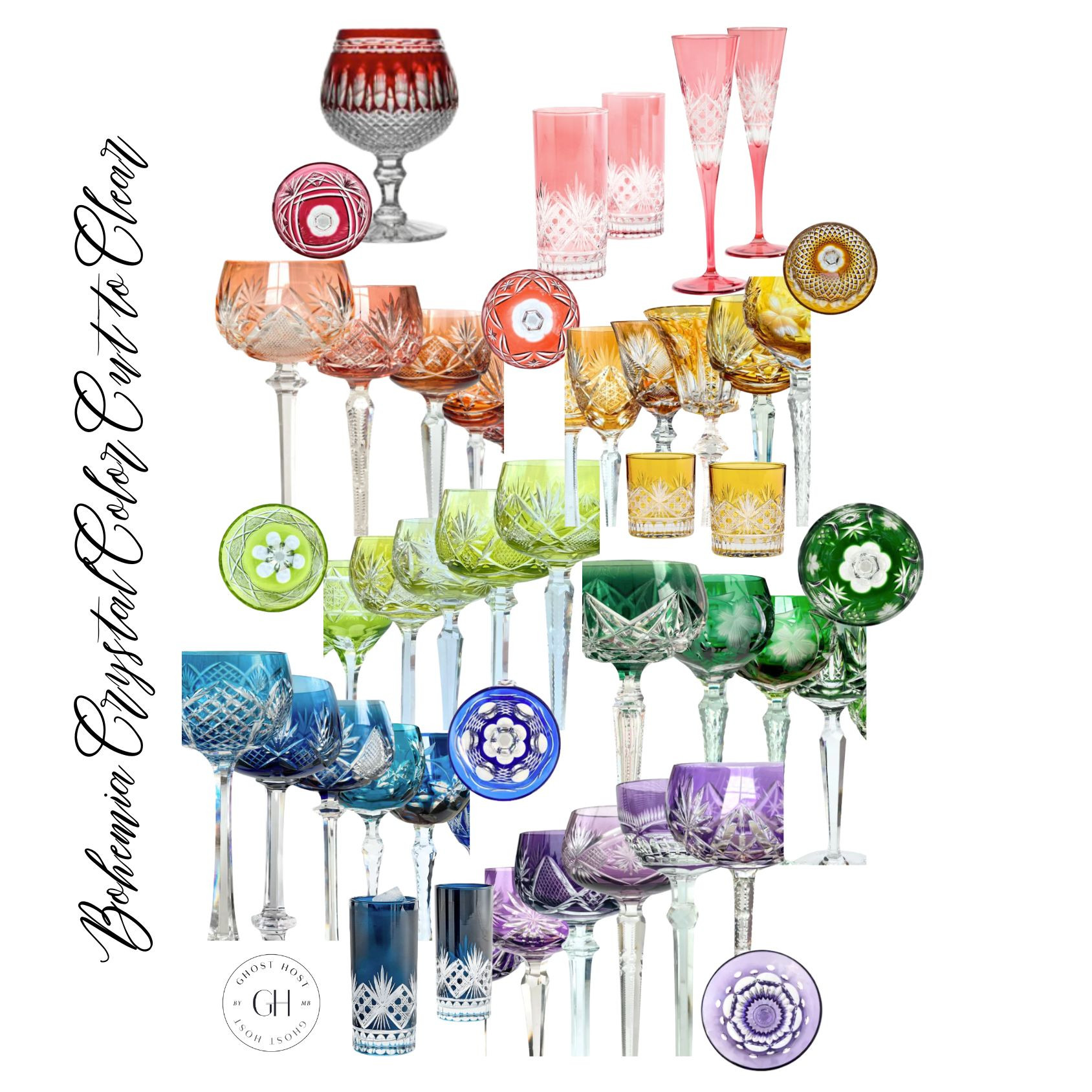 The Bohemia(n) crystal color cut to clear is bringing me all the joy I need right now. I love how relevant it feels on a bar cart or display.  

 