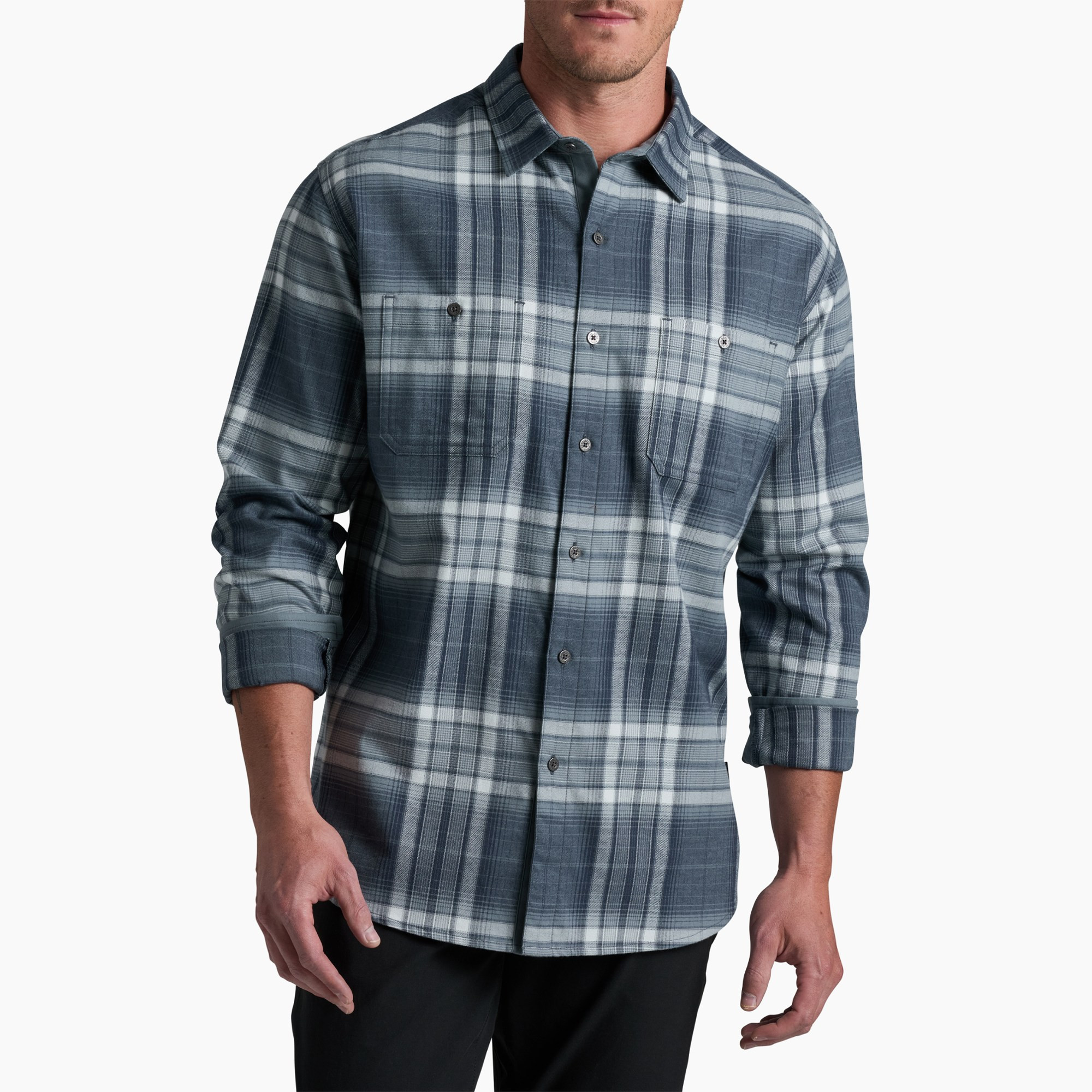 KUHL Men's Fugitive Flannel Shirt Blue S | REI
