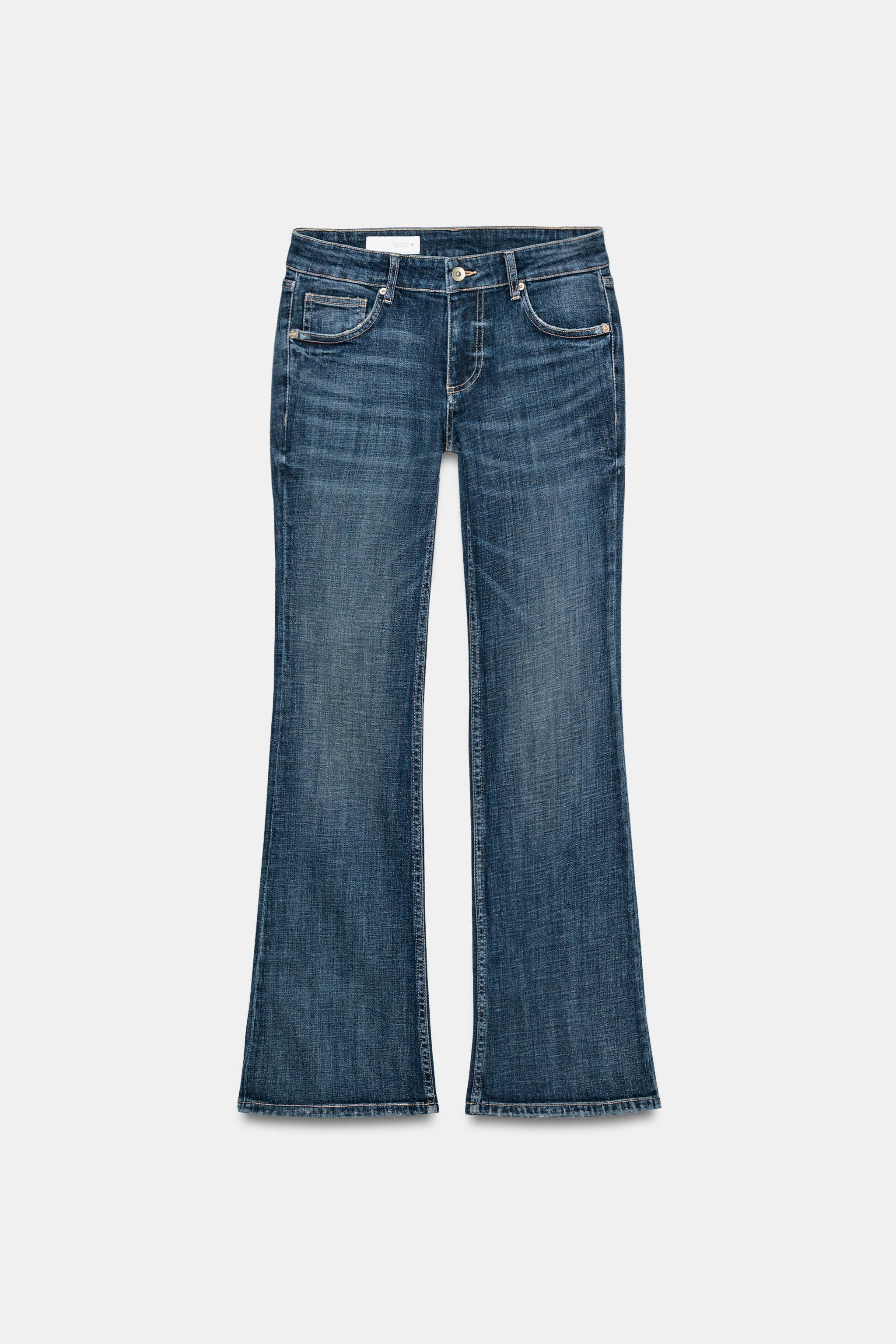 TRF BOOTCUT LOW-RISE JEANS | Zara UK